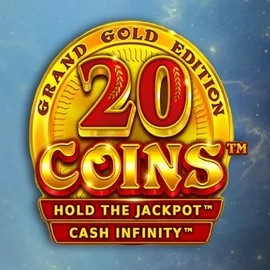 20 Coins Grand Gold Edition slot logo by Wazdan at Dragonia Casino