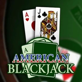 American Blackjack online game logo by Habanero on dragoniaa.es
