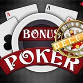Bonus Poker Deluxe - 3 Hands slot logo by RTG (Reel Time Gaming) at Dragonia Casino