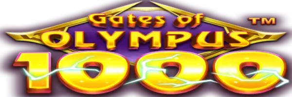 Gates of Olympus 1000 online game logo by Pragmatic Play on dragoniaa.es