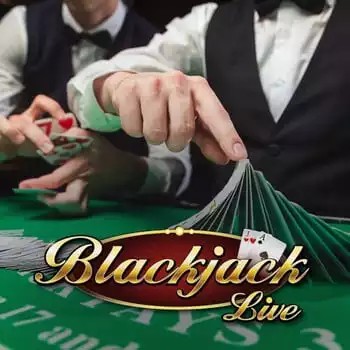 Live Blackjack slot visual from Evolution available on dragoniaa.es