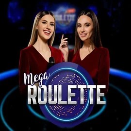 Mega Roulette logo by Pragmatic Play at Dragonia Casino