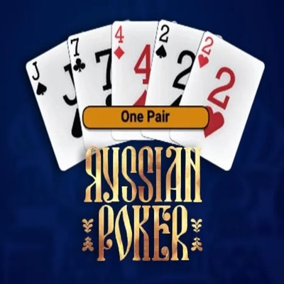 Russian Poker slot visual from OneTouch Games available on dragoniaa.es
